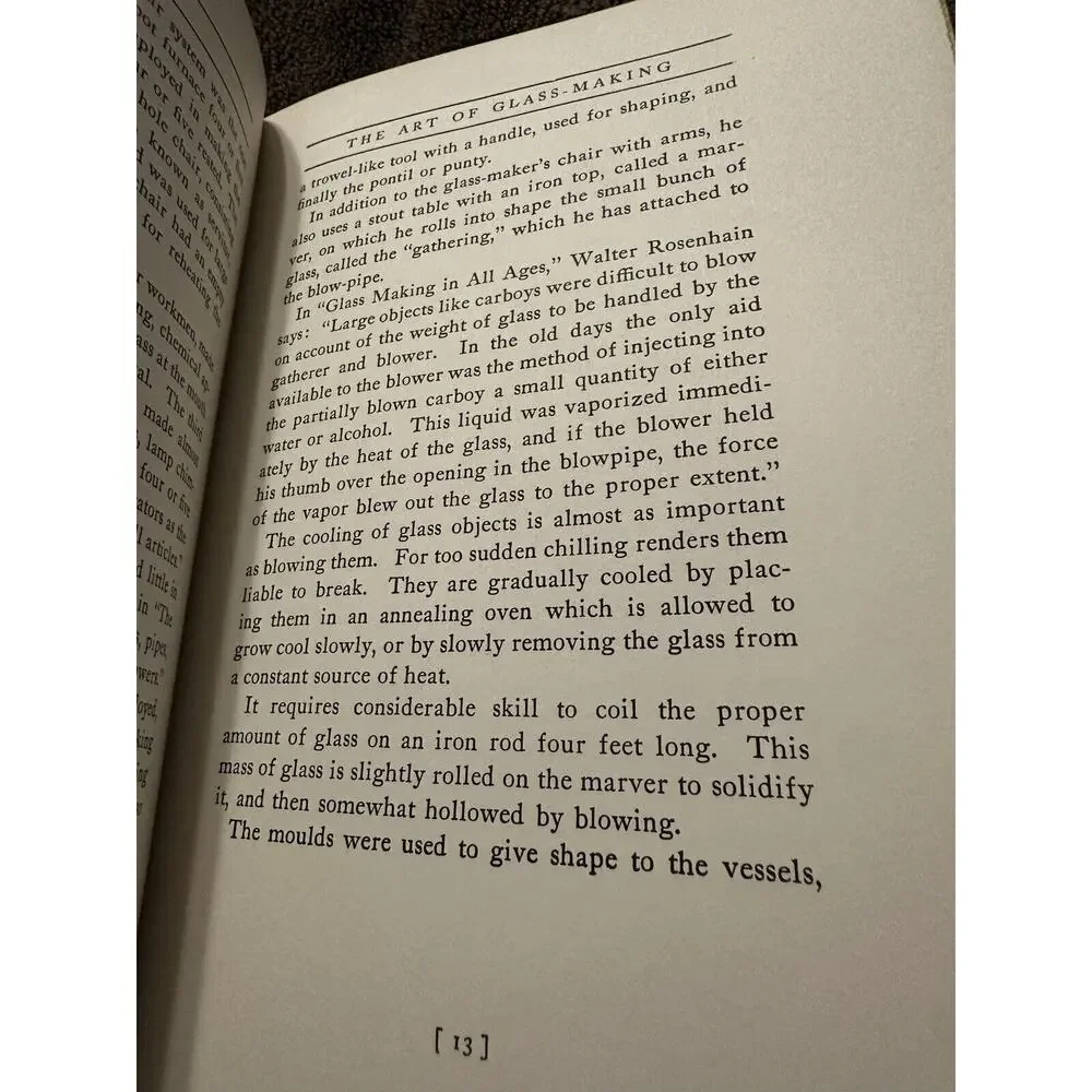 Old Glass European & American By N. Hudson Moore 1935 Rare Vintage Hardcover‎